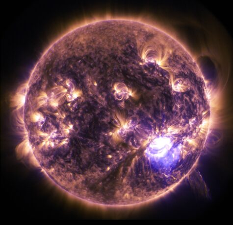 the sun from space