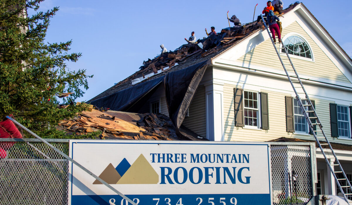 Roofing Services and Replacement occurring in Vermont