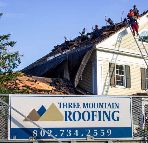 Roofing Services and Replacement occurring in Vermont