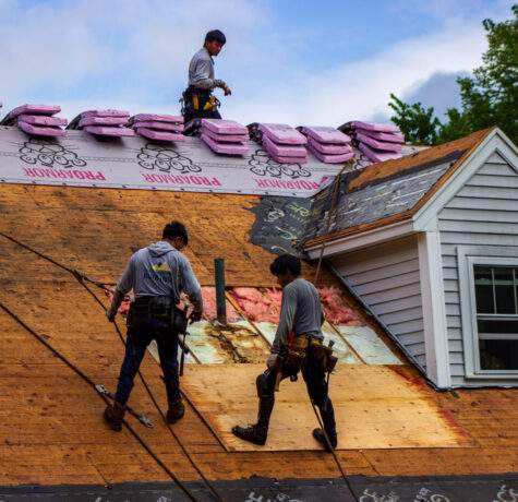 roof replacement by local roofers in Vermont.