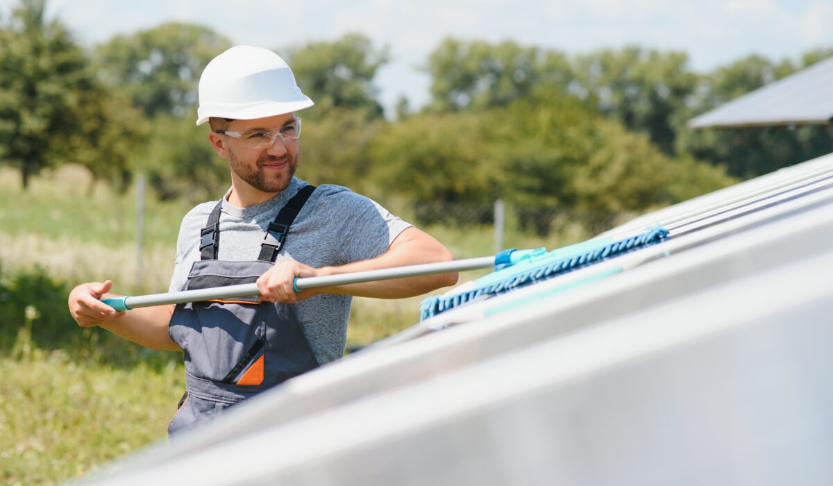 Roof cleaning done by roofing experts.