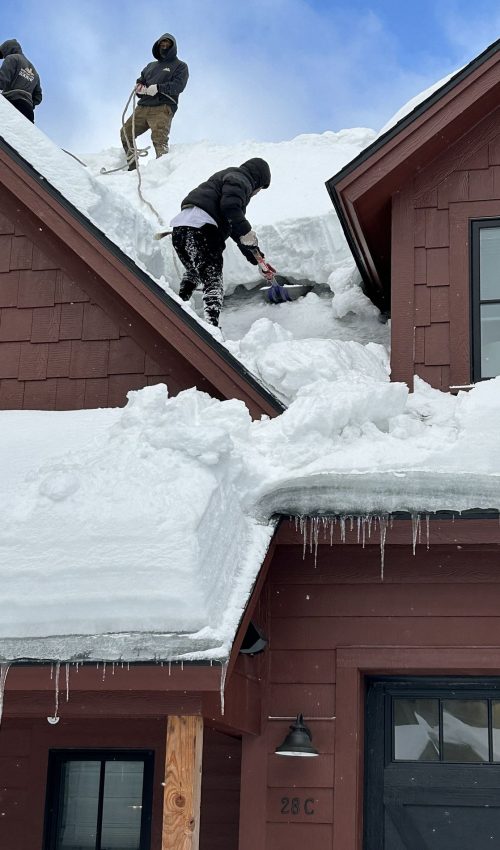 shoveling